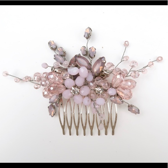 Accessories - Name: Whimsical Blush Pink Fairy Hair Comb